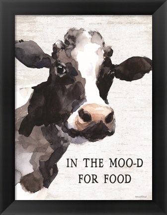Framed In the Moo-d for Food Print