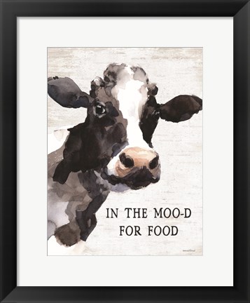 Framed In the Moo-d for Food Print