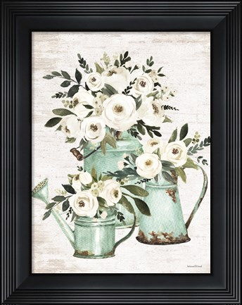 Framed Charming Flowers Print