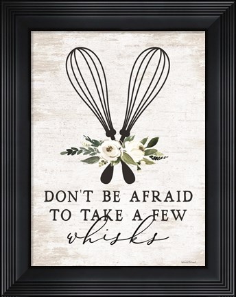 Framed Take a Few Whisks Print