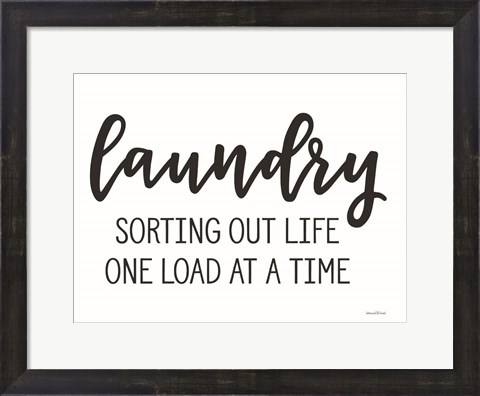 Framed Sorting Out Life Print