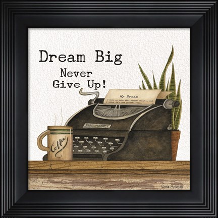 Framed Dream Big Print