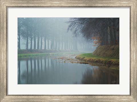 Framed Foggy Reflections Print