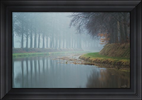 Framed Foggy Reflections Print