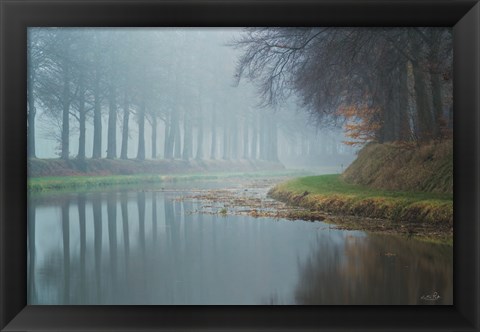 Framed Foggy Reflections Print