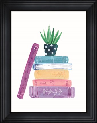 Framed Books Are My Weekend Print