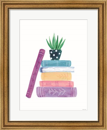 Framed Books Are My Weekend Print