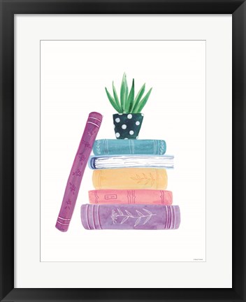 Framed Books Are My Weekend Print