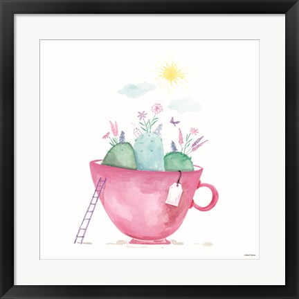 Framed Tea Land Print