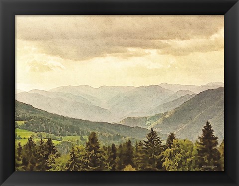Framed Valley View Print