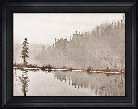 Framed Water Reflection Print