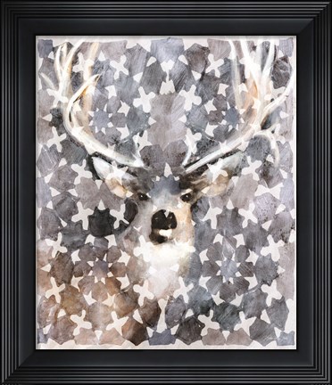 Framed Elk Montage Print
