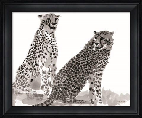 Framed Cheetahs Print