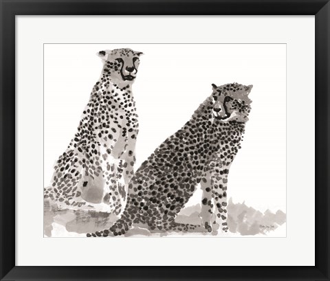 Framed Cheetahs Print