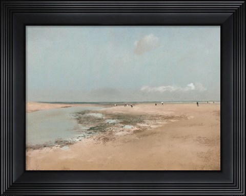 Framed At the Beach Print