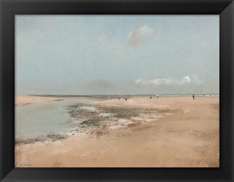 Framed At the Beach Print