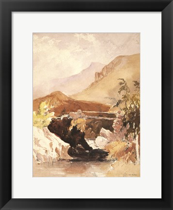 Framed Dreamy Landscape Print