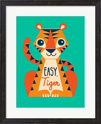 Framed Easy Tiger Print