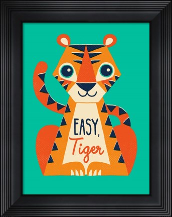Framed Easy Tiger Print