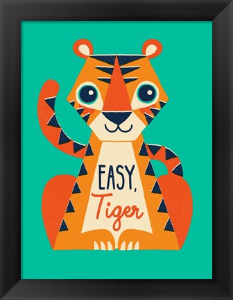 Framed Easy Tiger Print