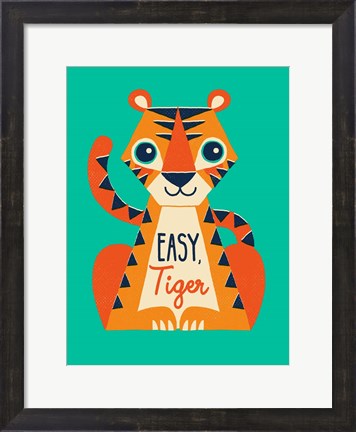 Framed Easy Tiger Print