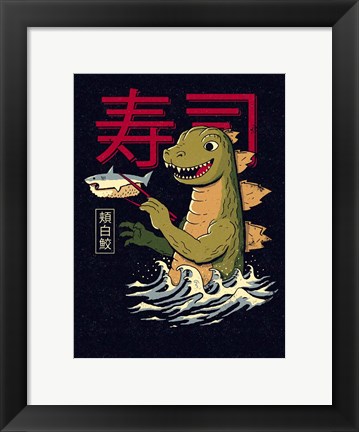 Framed Monster Sushi Print