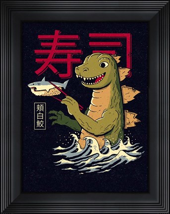 Framed Monster Sushi Print