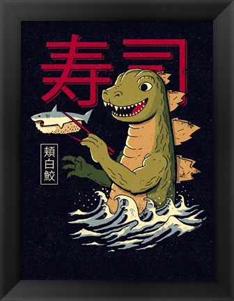 Framed Monster Sushi Print