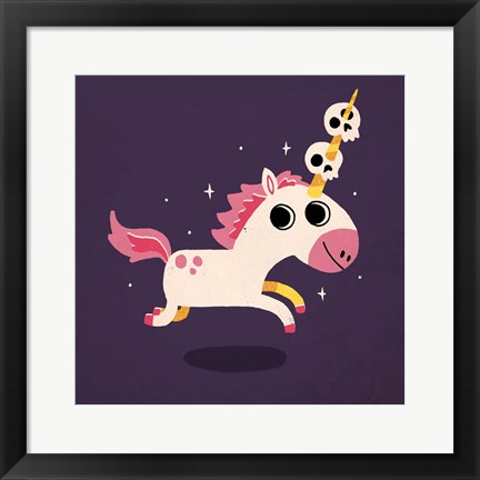 Framed Unicorn of Death Print