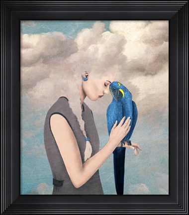 Framed You Are Safe With Me Print