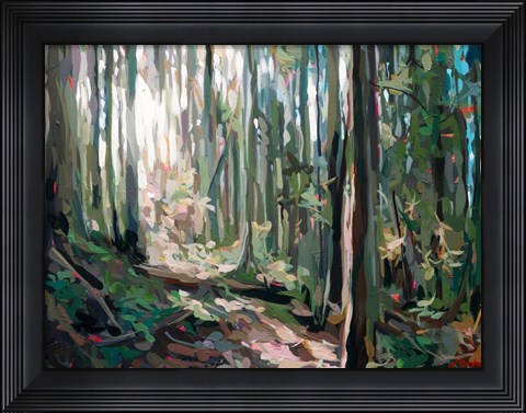 Framed Forest Light Print