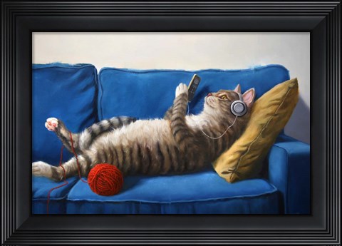 Framed Lazy Sunday Print