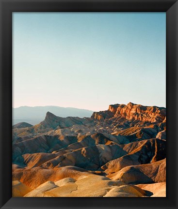 Framed Afternoon in Death Valley Print