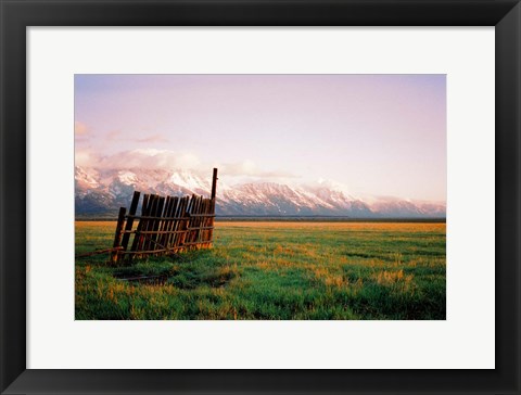 Framed Fence In Jackson Print