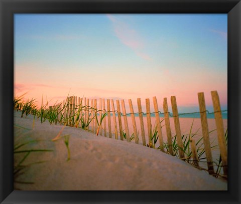 Framed Sunset By The Atlantic Print