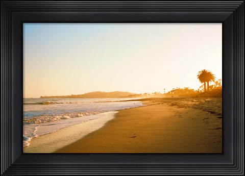 Framed Sunset Surf Print