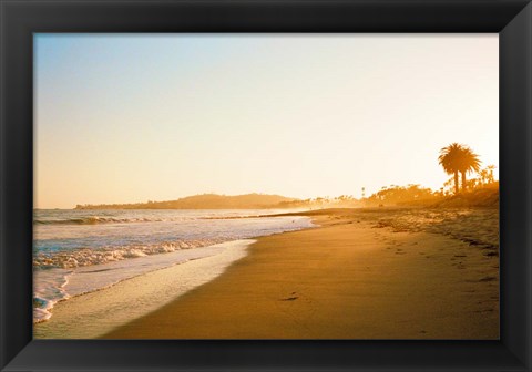 Framed Sunset Surf Print