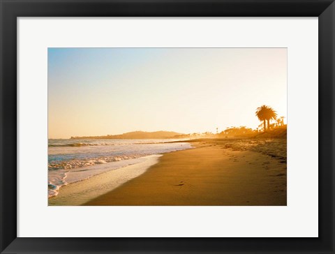 Framed Sunset Surf Print