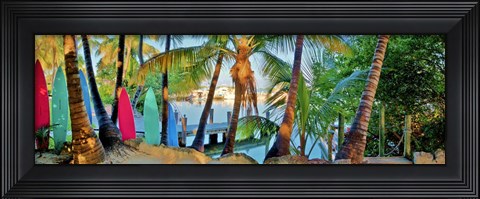 Framed Island Style Print