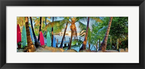 Framed Island Style Print