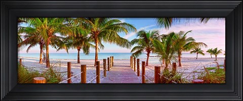 Framed Swathers Beach Print