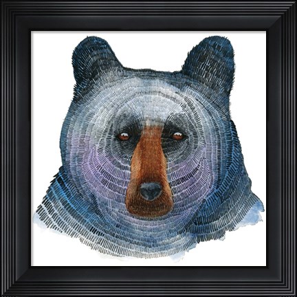 Framed Black Bear Print