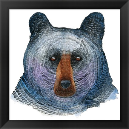 Framed Black Bear Print