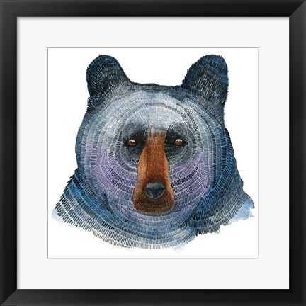 Framed Black Bear Print