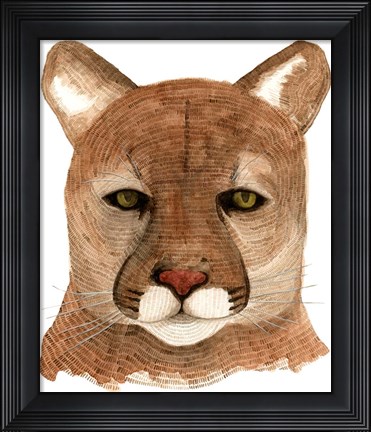 Framed Cougar Print
