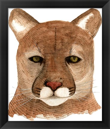 Framed Cougar Print