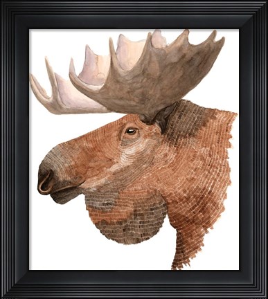 Framed Moose Print