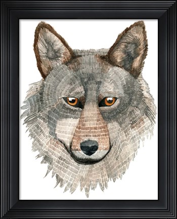 Framed Wolf Print