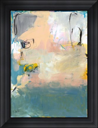 Framed Blue Fade No. 1 Print