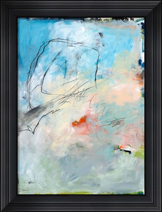 Framed Blue Fade No. 2 Print